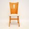 Birkenholz Esstisch & 10 Stühle, 1950er, 11er Set 9