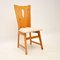 Birkenholz Esstisch & 10 Stühle, 1950er, 11er Set 8