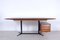 Italian Extendable Iron and Wood Desk, 1950s 8