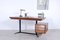 Italian Extendable Iron and Wood Desk, 1950s 2