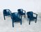 Leather Cachucha Dining Chairs by Hugo De Ruiter for Leolux, 1990s, Set of 4 17