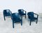 Leather Cachucha Dining Chairs by Hugo De Ruiter for Leolux, 1990s, Set of 4, Image 17