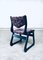 Mid-Century Modern Black Stained Wood Dining Chairs, 1970s, Set of 4 4