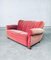 Art Deco Pink Velvet 2-Seat Sofa with Shell-Shaped Feet, 1930s 6
