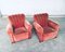 Art Deco Pink Velvet Armchairs with Shell-Shaped Feet, 1930s, Set of 2, Image 11