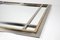 Large Vintage Square Chrome & Brass Mirror from Maison Jansen, 1970s 2