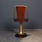 Art Deco Mahogany & Brass Giuseppe Verdi Swivel Chairs, 1915, Set of 6, Image 5