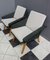 Two-Tone Gray Chairs by Miroslav Navratil for Jitona, 1960s, Set of 2 7