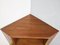 Mid-Century Danish Teak Corner Dry Bar with Hidden Compartment, Image 3