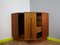 Mid-Century Danish Teak Corner Dry Bar with Hidden Compartment 9