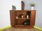 Mid-Century Danish Teak Corner Dry Bar with Hidden Compartment, Image 2