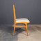 Italienischer Mid-Century Tisch & Stühle aus Holz, 1950er, 6er Set 3