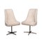 20th Century Natural Shearling Swivel Chairs, 1970s, Set of 2 1