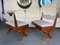 Vintage Italian Compass Wood Lounge Chairs by Le Corbusier, 1960s, Set of 2 5