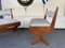 Italienische Vintage Compass Sessel aus Holz von Le Corbusier, 1960er, 2er Set 4
