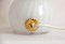 Lámpara Gardenia italiana vintage en forma de hongo de cristal de Murano en espiral, años 70, Imagen 3