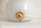 Vintage Italian Swirl Murano Glass Mushroom Gardenia Lamp, 1970s 3