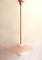Mid-Century Italian Pink Bedda Ceiling Lamp, 1950s 1