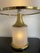 Large Italian Brass & Murano Glass Mushroom Lamp from La Murrina, 1970s 6
