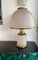 Große Italienische Mushroom Lampe aus Messing & Muranoglas von La Murrina, 1970er 7