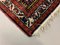 Kleiner orientalischer Vintage Malayer Teppich in Marineblau & Rot 8