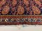 Kleiner orientalischer Vintage Malayer Teppich in Marineblau & Rot 7