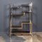 Italienisches Etagere Regal aus Messing & Rauchglas, 1970er 12