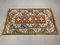 Tapis Milas Ushak Vintage Bleu, Beige & Rouille, Turquie 3