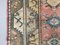 Vintage Turkish Pink, Beige & Blue Milas Ushak Rug 5