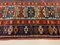 Medium Antique Caucasian Blue & Rust Wool Shirvan Rug 4