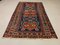 Medium Antique Caucasian Blue & Rust Wool Shirvan Rug 3