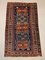 Medium Antique Caucasian Blue & Rust Wool Shirvan Rug, Image 1