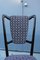 Borsani Style Italian Mahogany and Fabric Chairs, Set of 6, Image 10