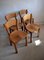 Dänische Vintage Stühle aus Massivem Kiefernholz von Rainer Daumiller, 4er Set 2
