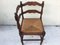 French Straw Corner or Side Chair, 1950s, Image 5