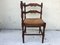 French Straw Corner or Side Chair, 1950s 14