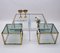 Coffee Table & Nesting Tables from Maison Charles, 1970s, Set of 3 2