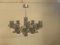 Chandelier in Steel and Aluminum by Gaetano Sciolari, Image 4