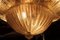 Große Murano Glasblumen Deckenlampen, 1970er, 2er Set 6