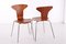 3105 Mosquito Chairs by Arne Jacobsen for Fritz Hansen, 1950s, Set of 2 5