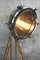 Japanese Industrial Brass, Bronze & Stainless Steel Searchlight / Tripod Floor Lamp, 1970s 16
