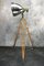 Japanese Industrial Brass, Bronze & Stainless Steel Searchlight / Tripod Floor Lamp, 1970s, Image 4
