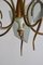 Italian Curved Glass Chandelier from Fontana Arte, 1950s 17