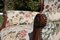 Poltrona barocca in faggio, anni '50, Immagine 3