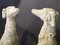 Mid-Century Italian Carved Stone Greyhound Sculptures, Set of 2 8