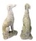 Mid-Century Italian Carved Stone Greyhound Sculptures, Set of 2 3