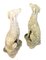 Mid-Century Italian Carved Stone Greyhound Sculptures, Set of 2, Image 2