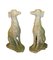 Mid-Century Italian Carved Stone Greyhound Sculptures, Set of 2 1