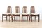 Tavolo da pranzo Mid-Century allungabile in teak con 4 sedie di Jentique, set di 2, Immagine 3