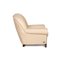 Wood & Cream Leather Armchair from Nieri, Image 8